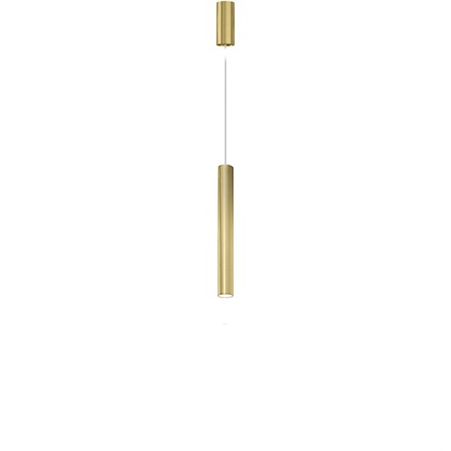 Panzeri+To-Be Ø5 LED 10W 806lm 2700K CRI>90 35°, rippvalgusti, matt messing